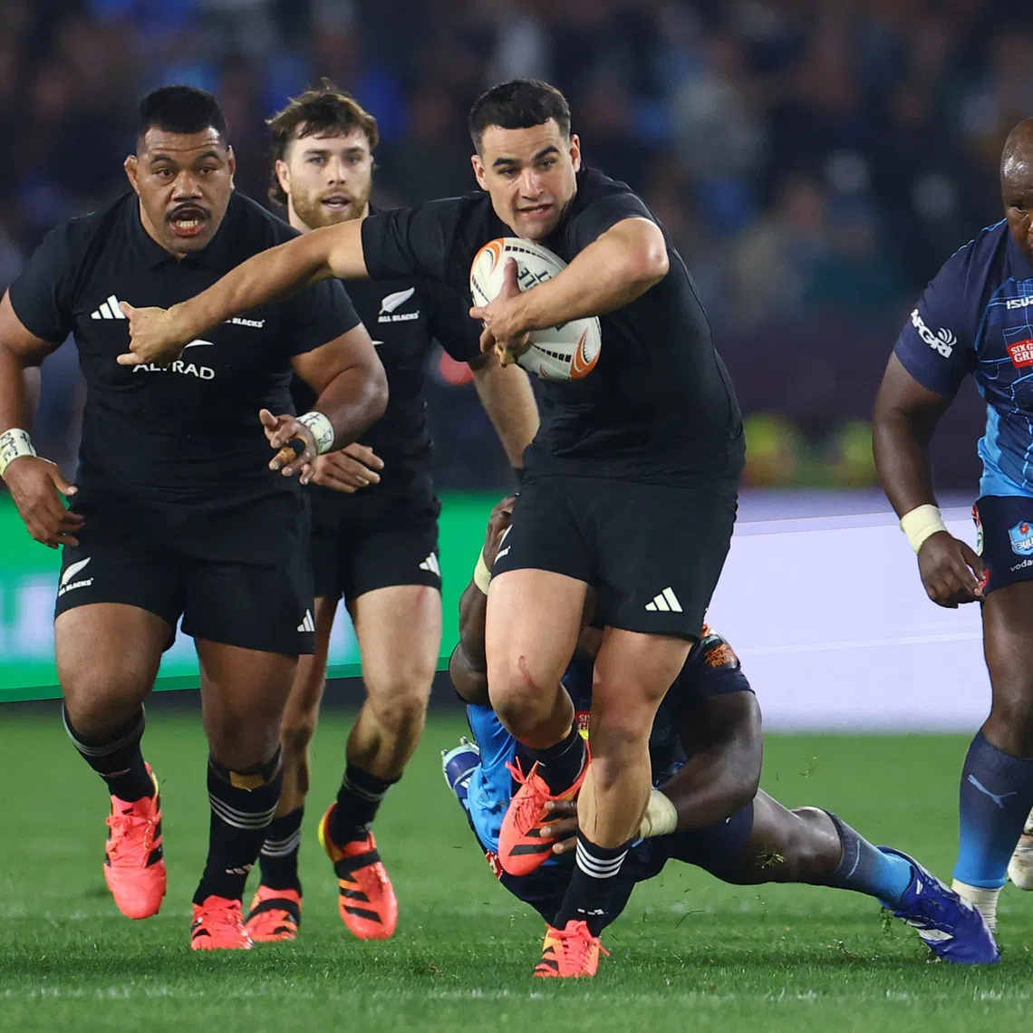 New Zealand were in complete control in a 50-19 win over the Bulls in Pretoria on Aug 15, 2026, in what was expected to be their toughest outing ahead of the four-Test Series against the Springboks.