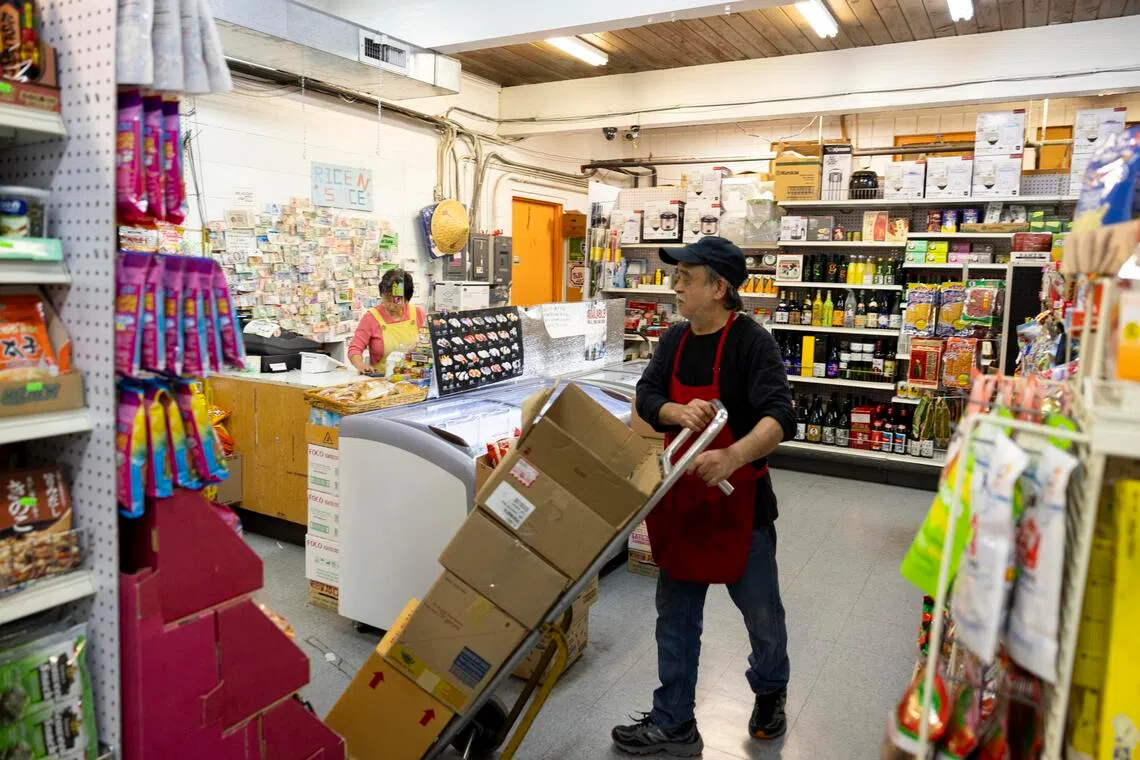 Mr Chong Man Kim, 69, and his wife had their home in Eugene ransacked in August while they were working at their grocery store.