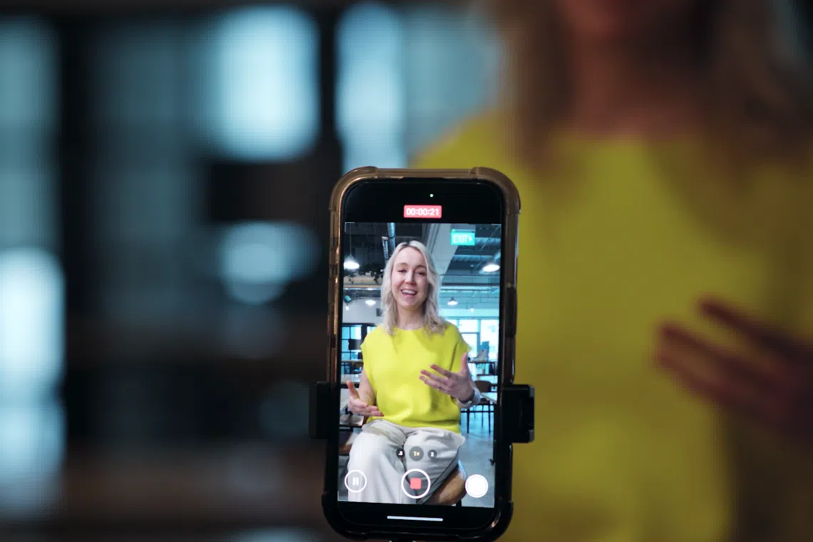 melissa laurie from oysterly media creating short-form video content from singapore for global brands looking to connect more naturally with audiences