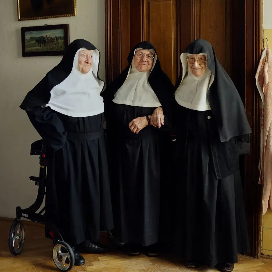The tumultuous story of runaway sisters (from left) Bernadette, Rita and Regina defying the church hierarchy made headlines across the globe.