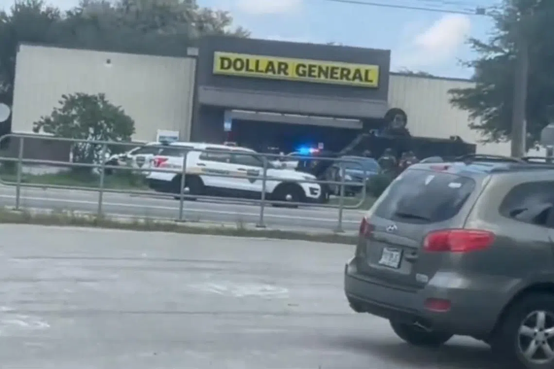 A screenshot of the scene from a social media video posted online.
