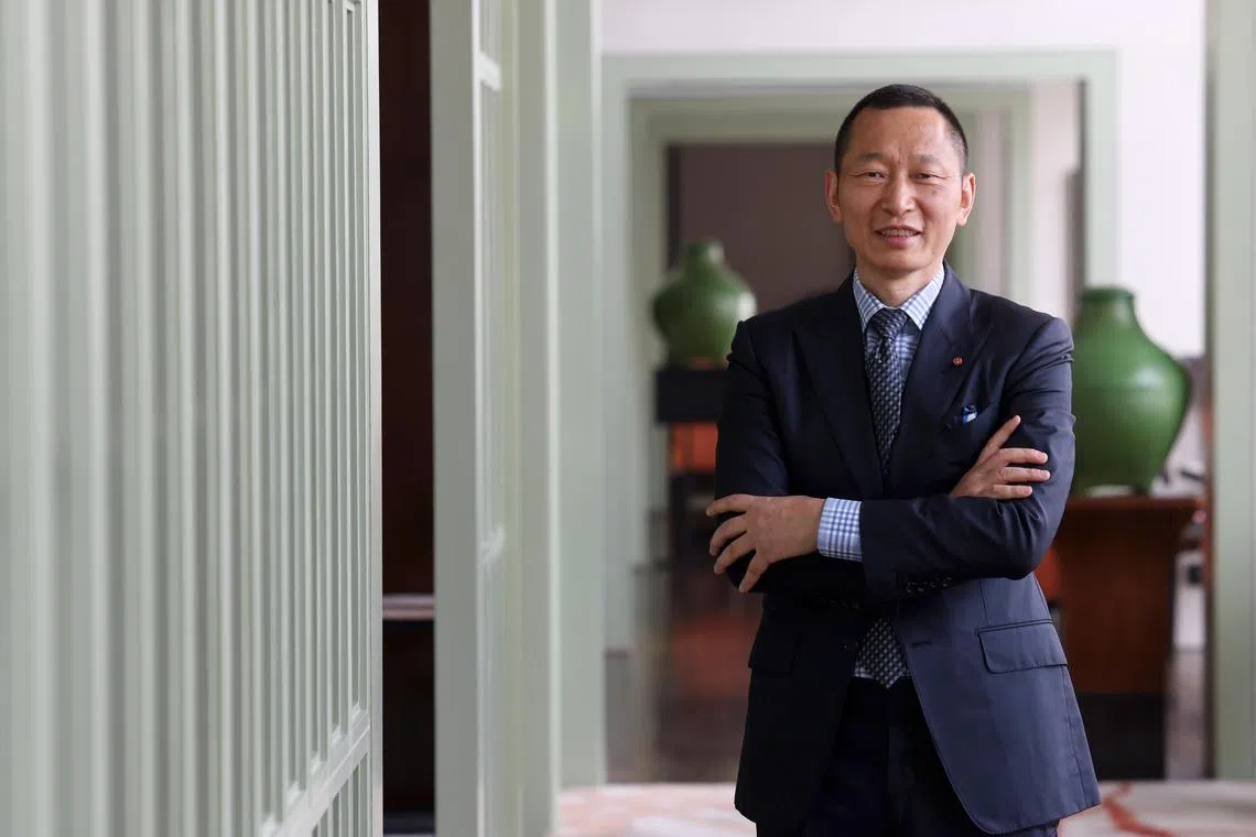 Vito Xu, chairman of Sasseur Reit’s sponsor, Sasseur Group.