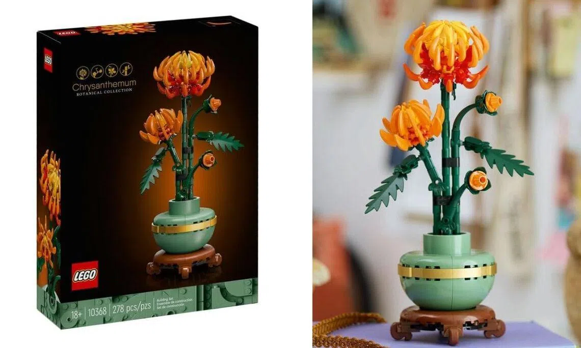 Best LEGO sets in Singapore: LEGO Icons Chrysanthemum