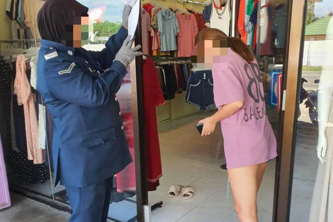 The unnamed woman, who owned a clothing store in Kota Bahru, was fined for “wearing shorts in public places”.