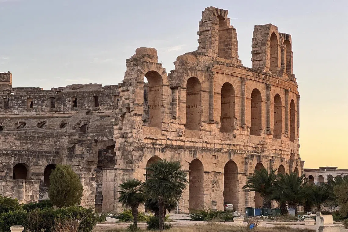 kttunisia29 - The magnificent El Jem Colosseum at sunset

Credit: Karen Tee