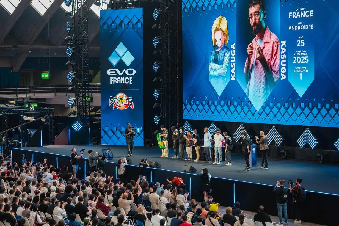 A generic photo of an E-Sports competition. 