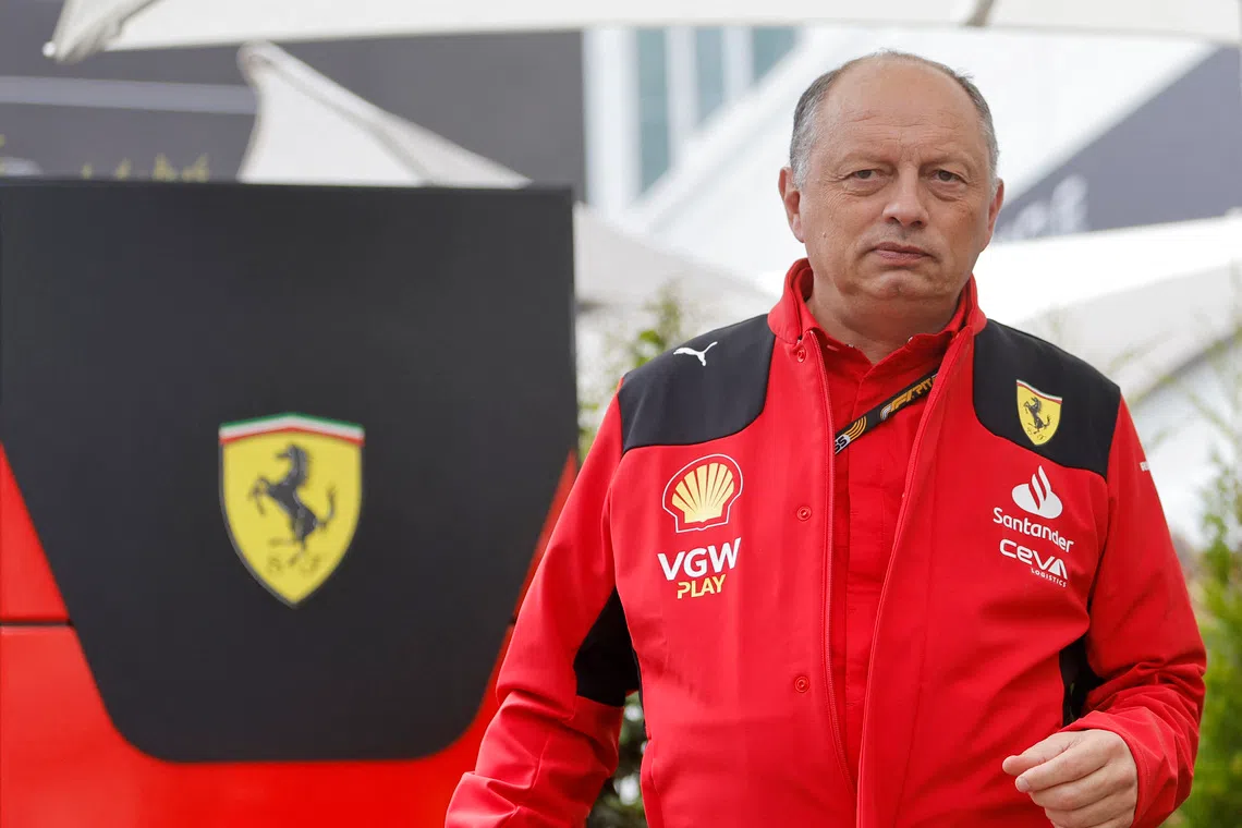 Fred Vasseur joined as Ferrari team principal in January 2023.