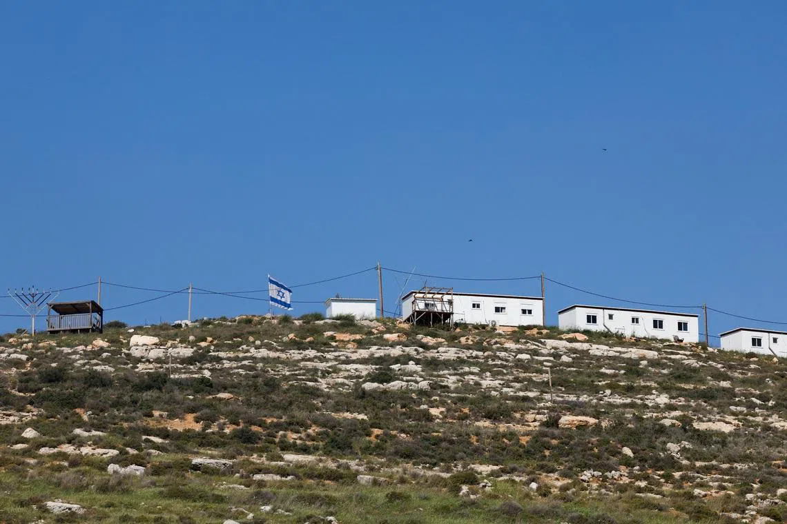 A new Israeli settlement near Nablus, in the Israeli-occupied West Bank, April 9, 2026. REUTERS/Mohammed Torokman