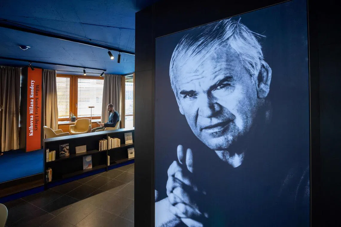  Czech-born writer Milan Kundera was born in the Czech city of Brno but emigrated to France in 1975.