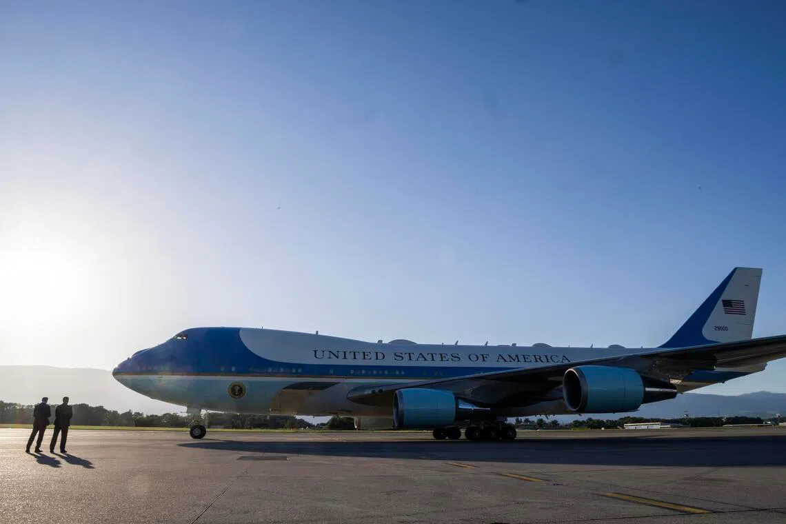 'Last ride': US says goodbye to Air Force One as Qatari jet awaits