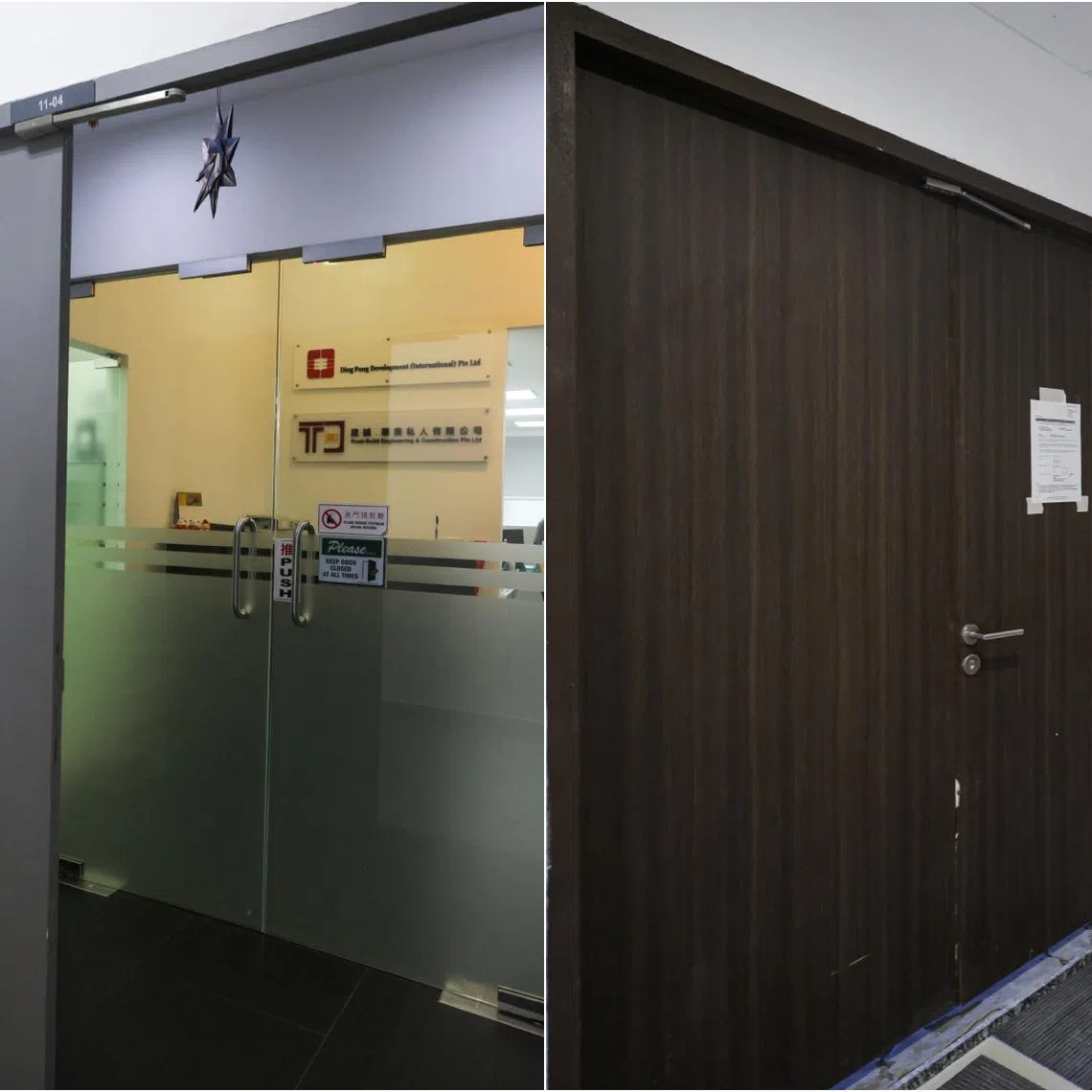 Trust-Build Engineering and Construction (left) and Hunan Fengtian Construction Group Co had rigged bids for three tenders in 2022 for upgrading works in the Bukit Batok, Cheng San and Eunos Community Clubs.