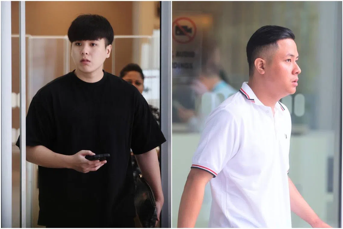 They were caught with vape products in a carpark in Sembawang on March 28, 2023, after the police received a tip-off from that location.