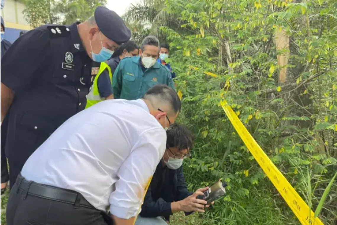 A contractor has been designated to conduct the clean up works at the two locations, which were identified as the source of the pollution.