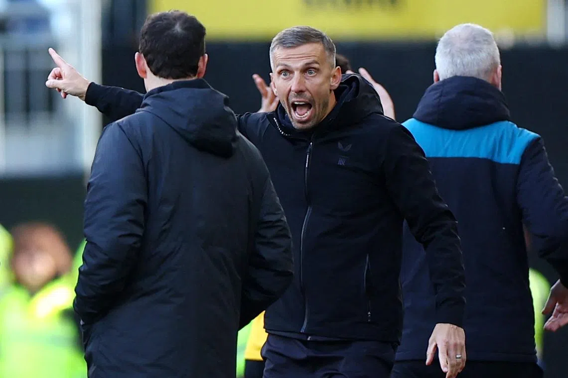 Soccer Football - Premier League - Wolverhampton Wanderers v West Ham United - Molineux Stadium, Wolverhampton, Britain - April 6, 2024 Wolverhampton Wanderers manager Gary O'Neil reacts REUTERS/Molly Darlington