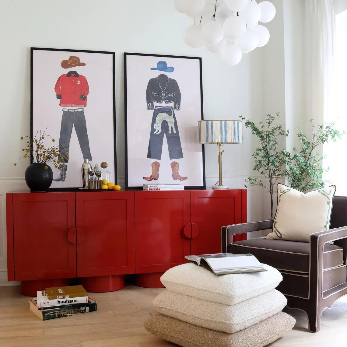 The cowboy aesthetic is making a comeback in art and design.