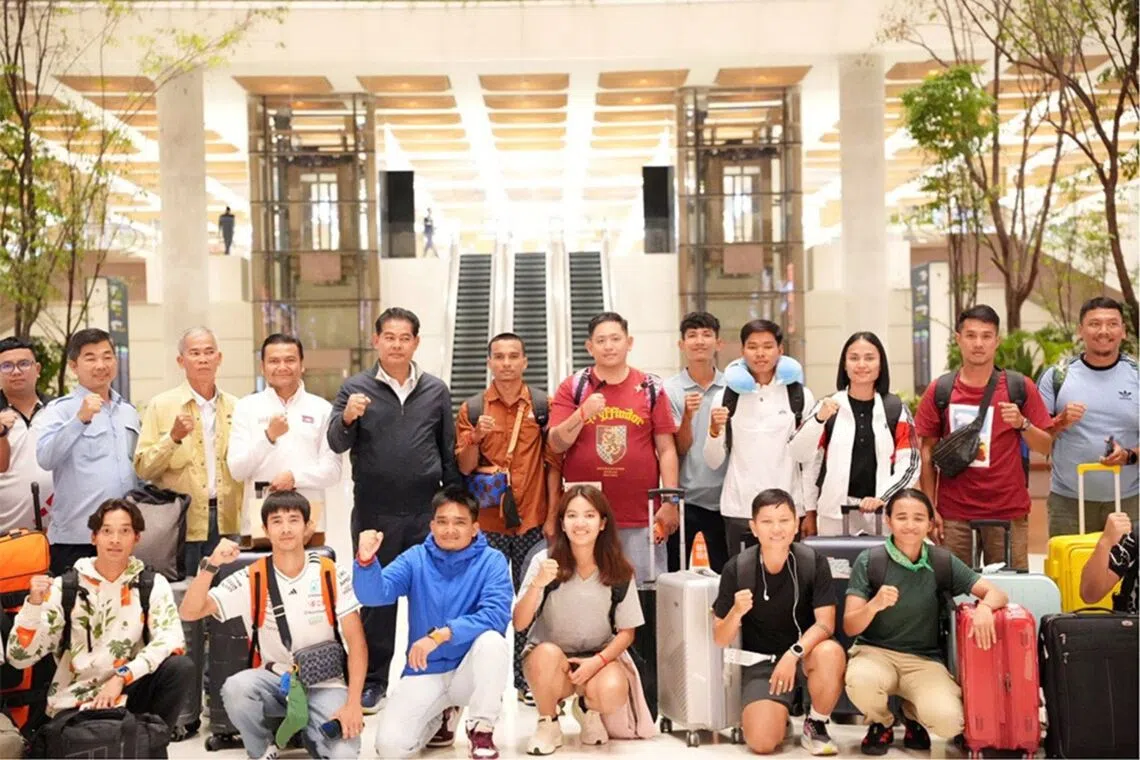 Cambodian contingent returns safely after pulling out of SEA Games in Thailand