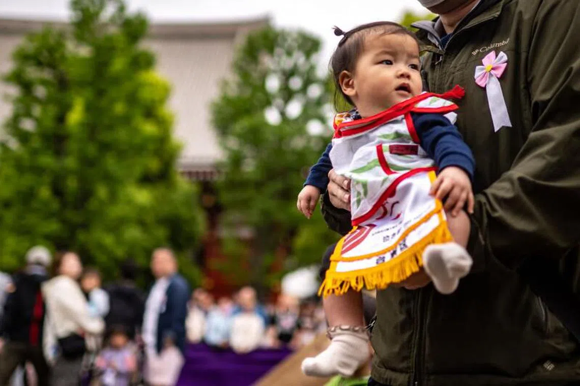 Mr Kishida has vowed to double childcare spending over the next three years to help reverse the dwindling birth rate. 