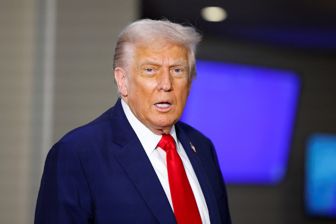 U.S. President Donald Trump arrives to attend the 80th United Nations General Assembly, in New York City, New York, U.S., September 23, 2025. REUTERS/Kylie Cooper