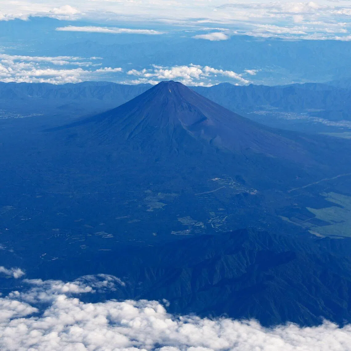 Japan’s highest mountain, Mount Fuji, stands at 3,776 metres.