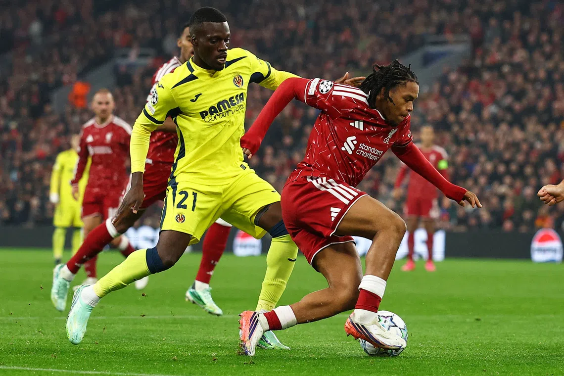 Rio Ngumoha shines in Liverpool Champions League comeback | The Straits ...