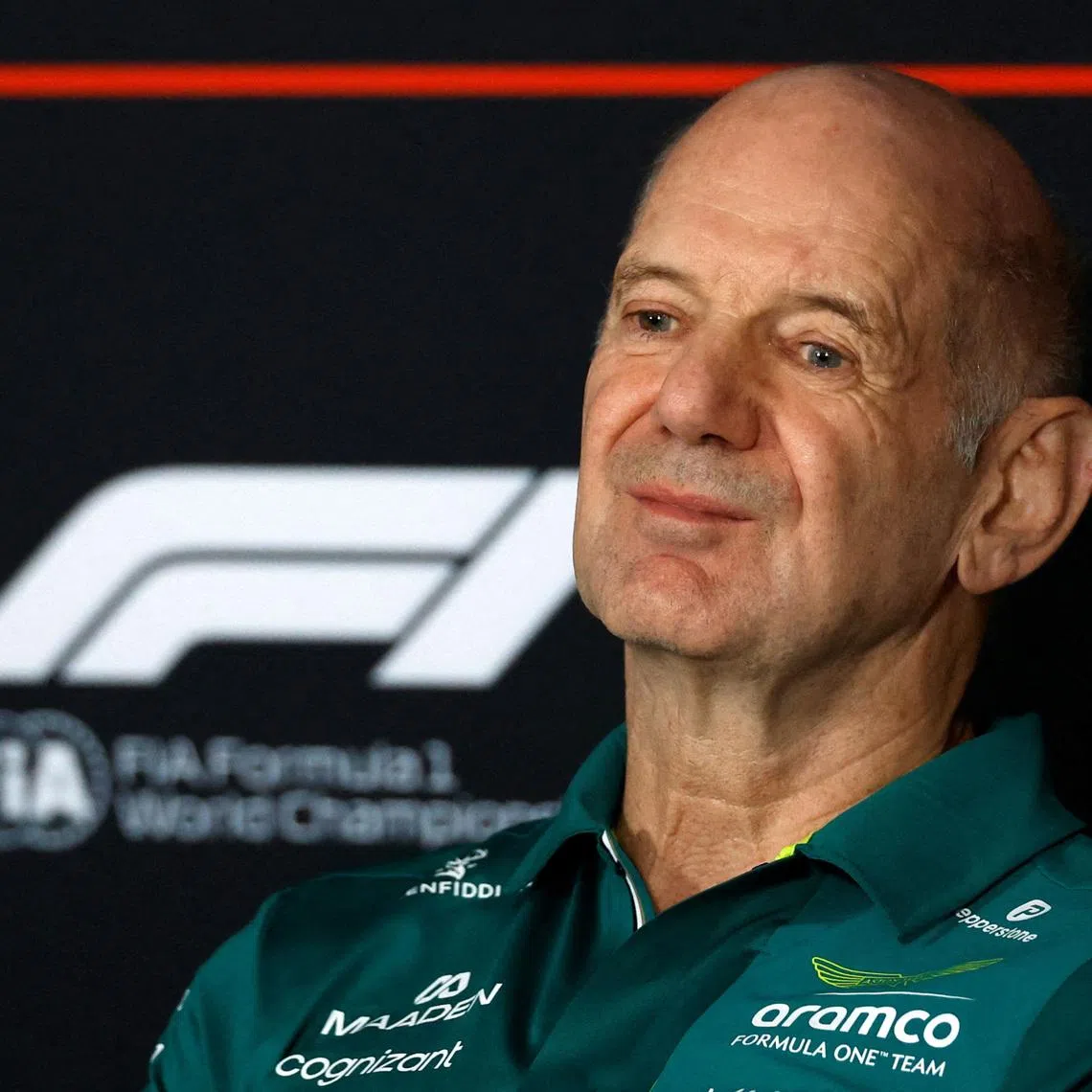 FILE PHOTO: Formula One F1 - Australian Grand Prix - Albert Park Grand Prix Circuit, Melbourne, Australia - March 6, 2026 Aston Martin team principal Adrian Newey during a press conference REUTERS/Hollie Adams/File Photo