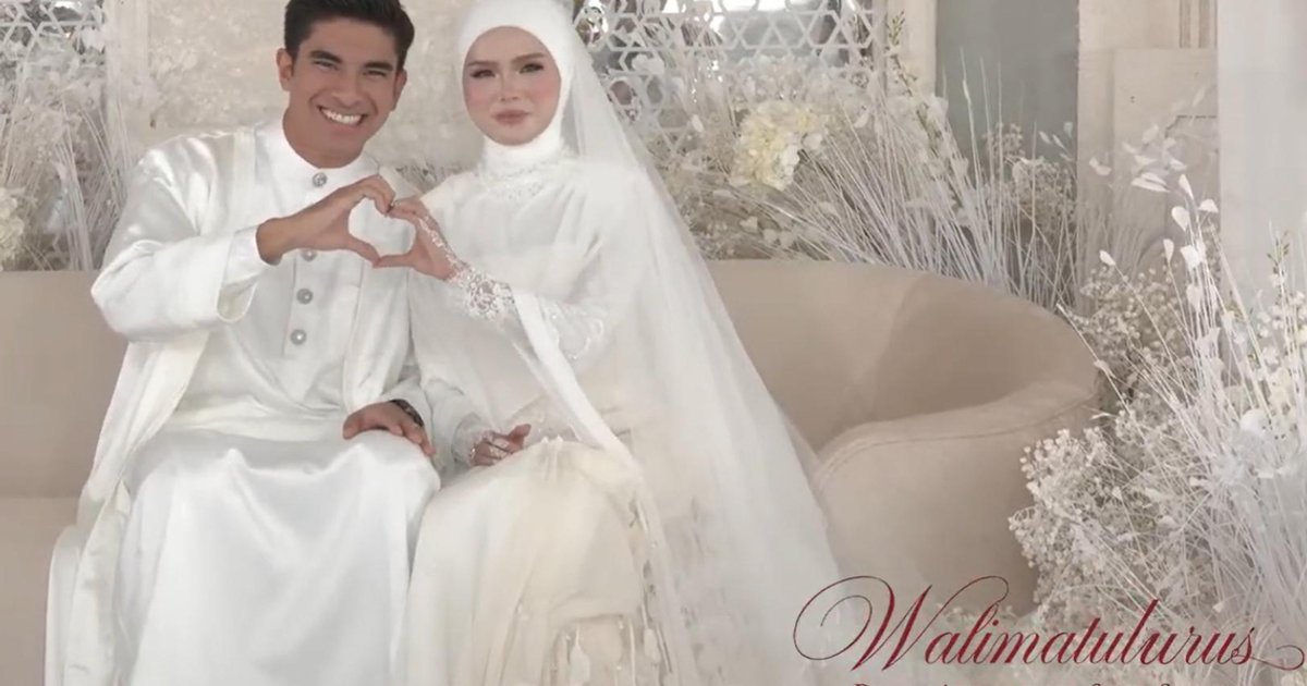 Malaysian politician Syed Saddiq and singer-actress Bella Astillah tie the ...