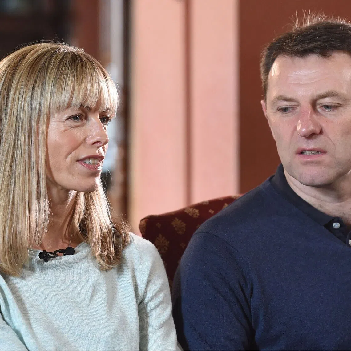 Ms Wandelt is on trial accused of stalking Kate and Gerry McCann (pictured) and causing them serious alarm and distress.