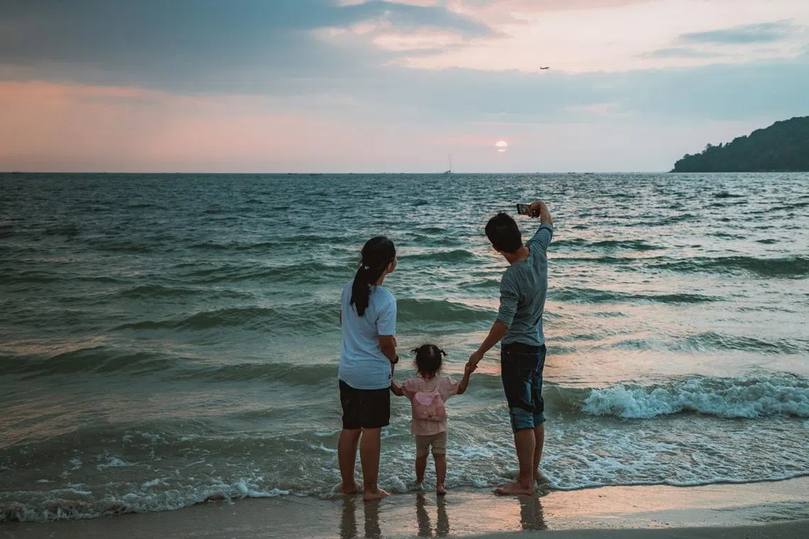 When a family holiday is not as perfect as you want it to be, take the experience positively.