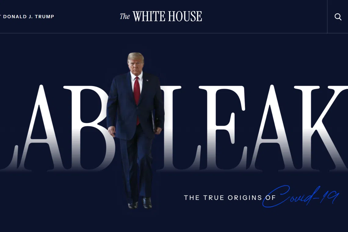 The revamped Covid.gov website criticises the pandemic policies implemented under former president Joe Biden.