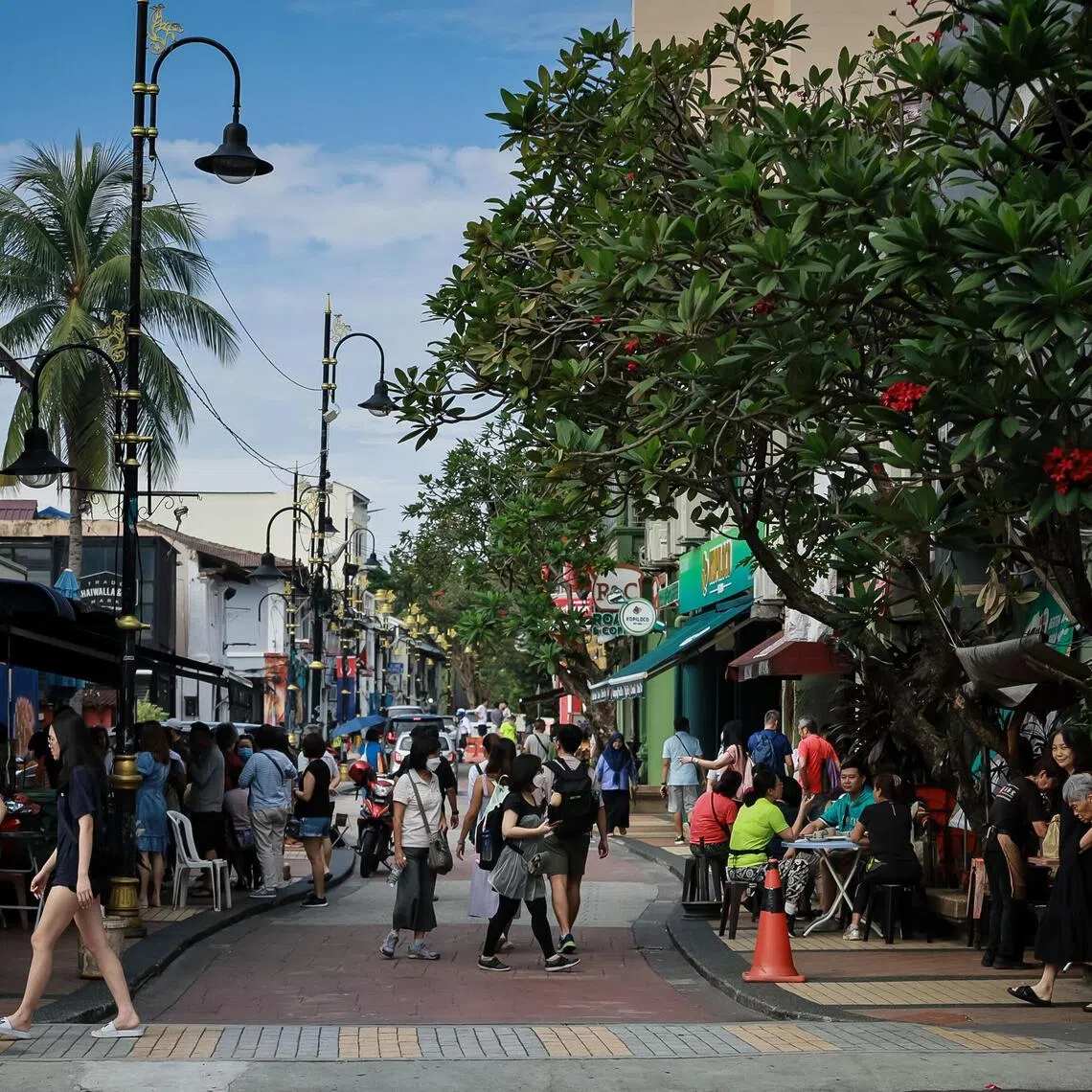 The heritage street in Jalan Tan Hiok Nee is a popular tourist haunt in Johor Bahru's city centre.