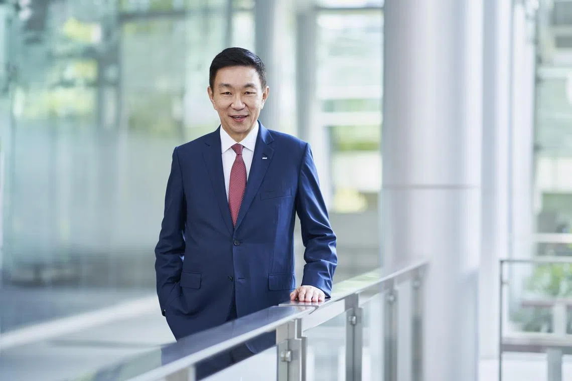 Keppel aims to pivot away from lumpy profits in the order book and property development business and focus on expanding recurring income, said CEO Loh Chin Hua.