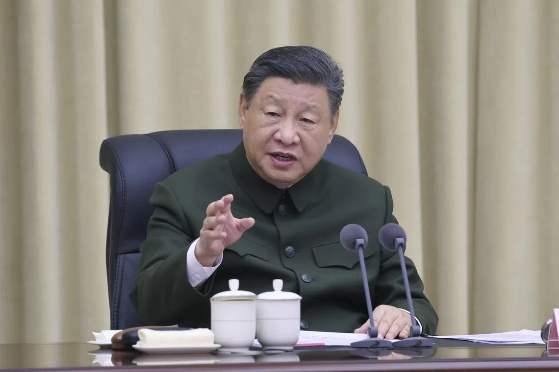 Mr Xi said it is necessary to eliminate all kinds of negative influences in a timely manner.