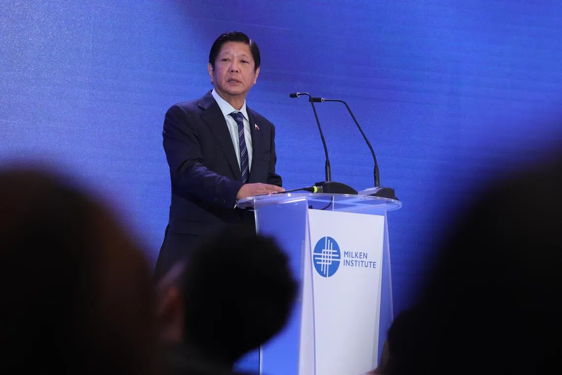 Philippine President Ferdinand Marcos Jr said his country is trying to put together a value chain in agriculture.
