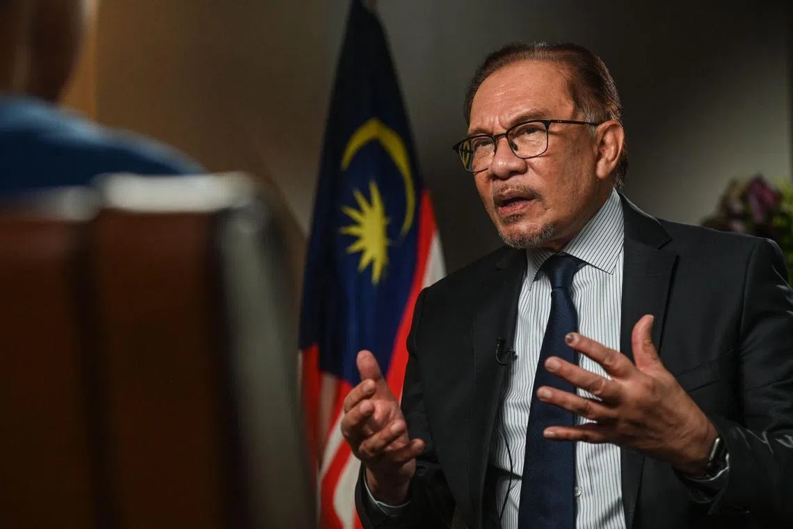 Mr Anwar said Malaysia remained concerned over escalating tensions as China sought to assert its sovereignty claims over Taiwan.