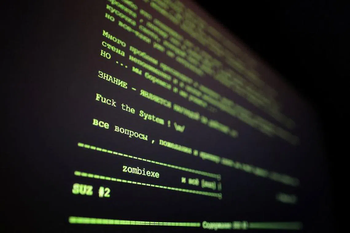 FILE PHOTO: Russian hacking underground newsletter is seen in this illustration taken, December 19, 2022 REUTERS/Dado Ruvic/Illustration/File Photo