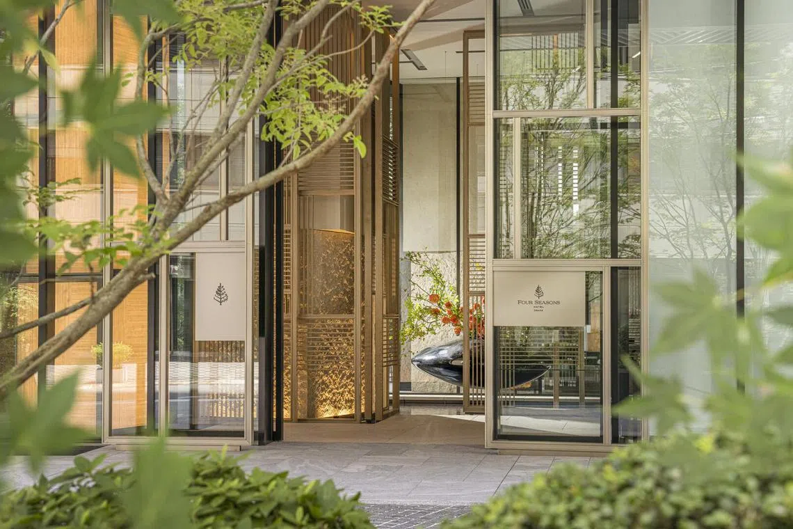 The group opened its first Japan hotel, Four Seasons Osaka, on Aug 1.
