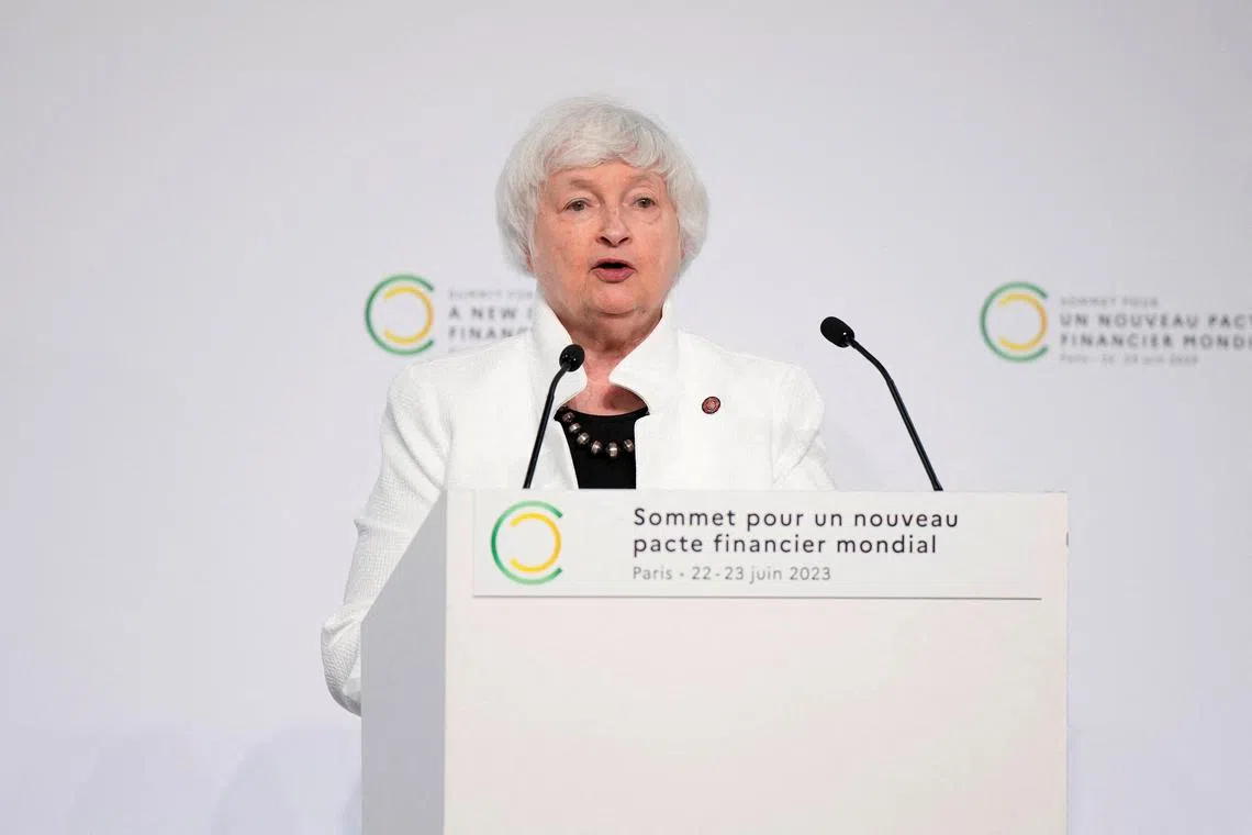US Treasury Secretary Janet Yellen said one of the reasons she hopes to travel to China is to establish contact with “a new group of leaders”.