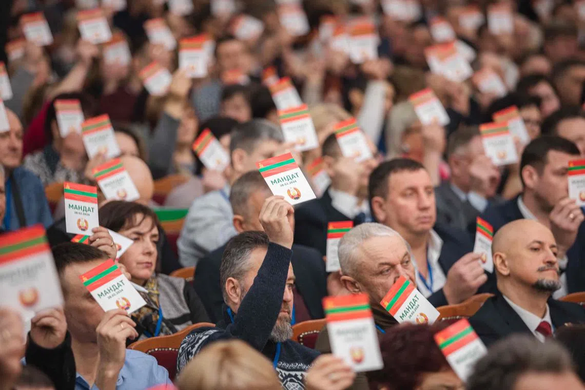 At a rare special congress in Transnistria, lawmakers passed a resolution asking Russia’s parliament to “protect” the region from mounting Moldovan pressure.