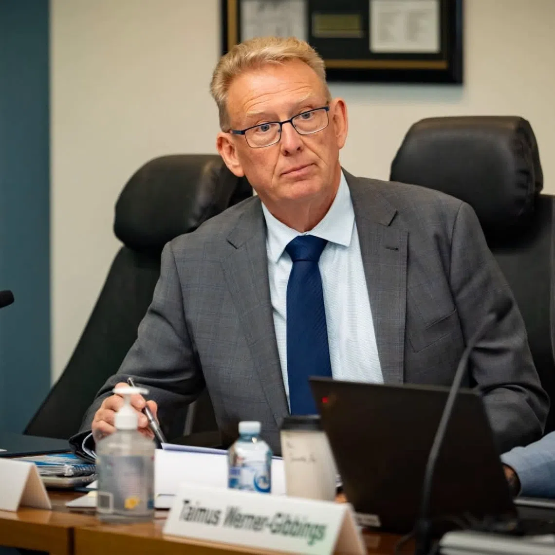 Mark Parton said he did send the text but denied that it was to a sex worker.