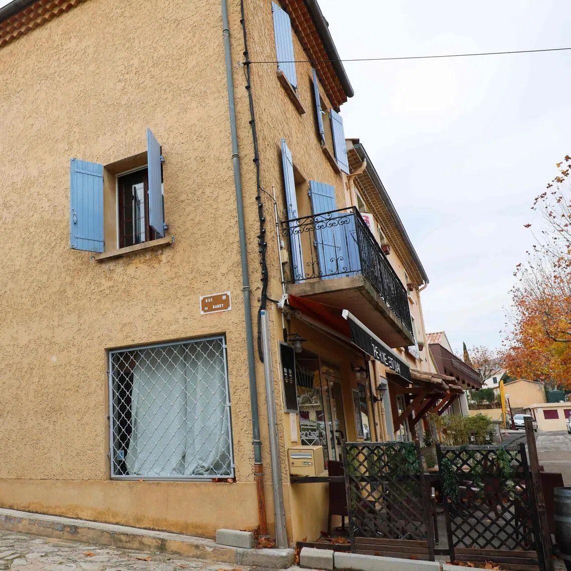 The bodies of two newborn babies were found in a freezer in 2022 at this house in Bedoin, France.