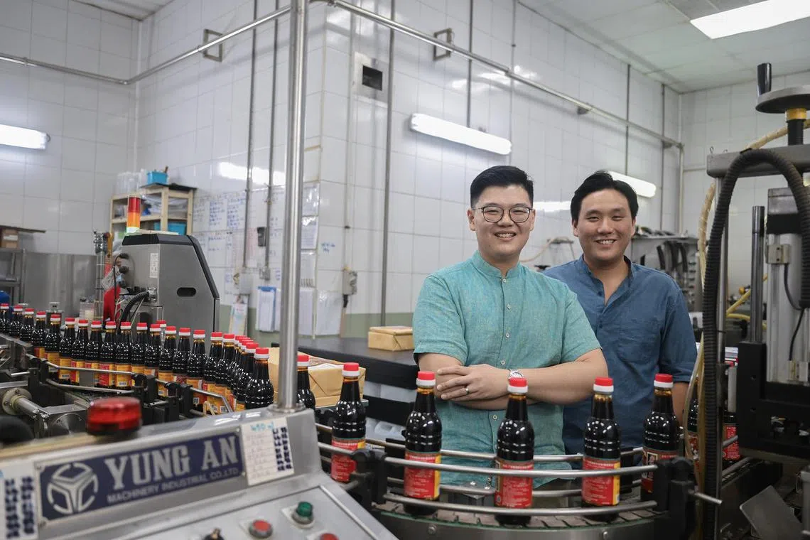 ST20240709_202407405722 hysalt13 Azmi Athni/ Tan Hsueh-Yun//

Kwong Cheong Thye's Mr Alvin Choo, business development manager, and his brother Mr Allan Choo, operations manager, on July 9.

ST PHOTO: AZMI ATHNIST20240709_202407405722 hysalt13 Azmi Athni/ Tan Hsueh-Yun//

Kwong Cheong Thye's Mr Alvin Choo (left), business development manager, and his brother Mr Allan Choo, operations manager, on July 9.

ST PHOTO: AZMI ATHNI