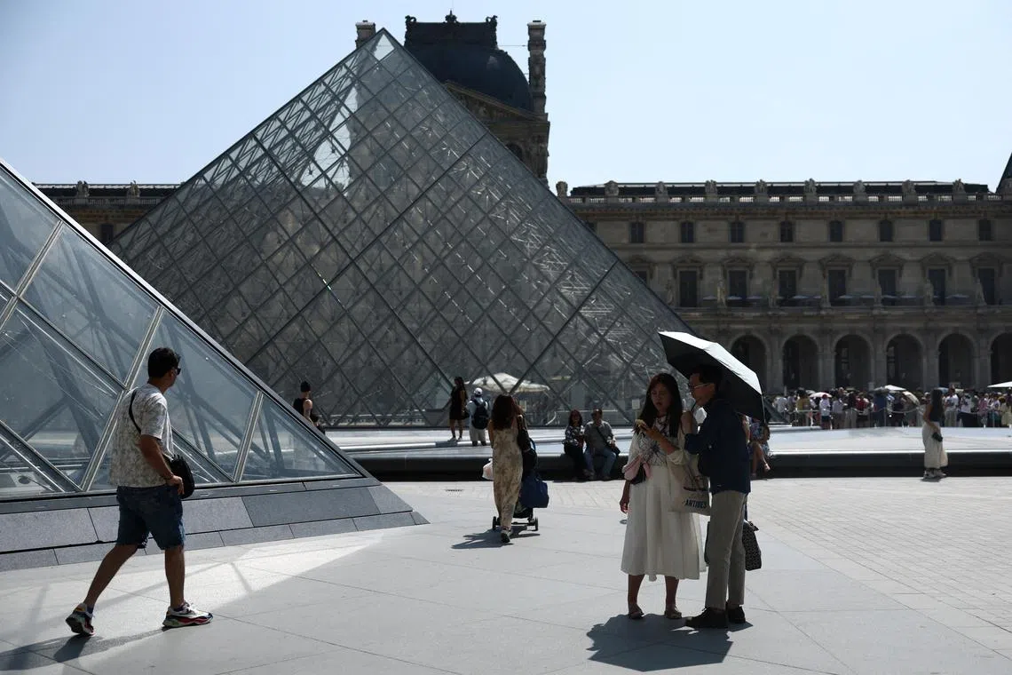 The Louvre did not open for several hours on June 16 due to a "social movement" started by staff, a spokesman said.