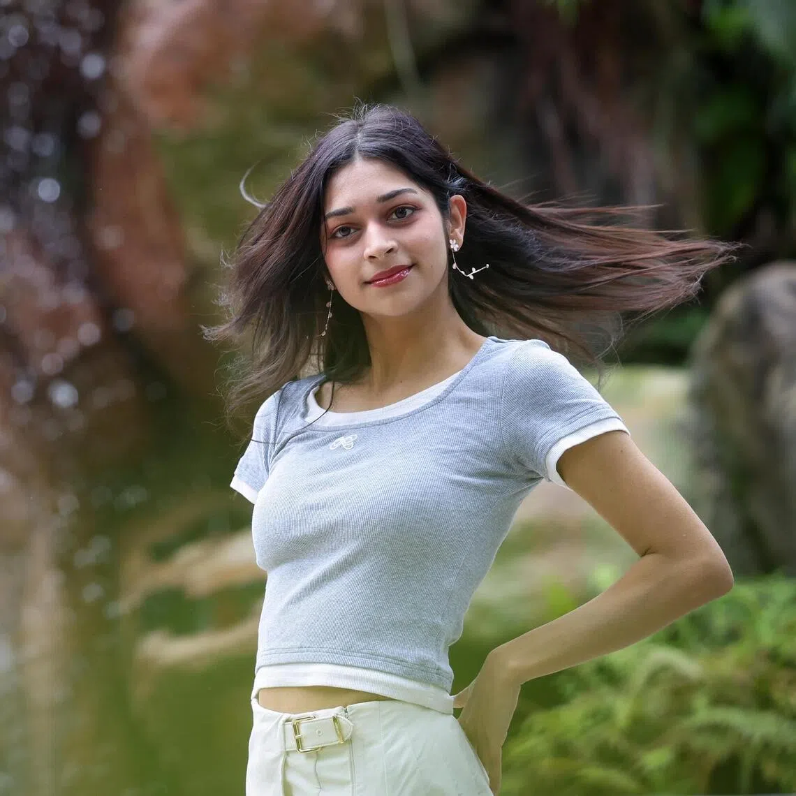 Singaporean Nicole Bacon, 22, is one of seven members of rookie global K-pop girl group NWH:I.