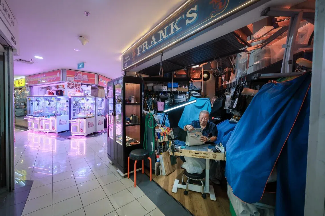 Frank Chen says he is comfortable at Queensway Shopping Centre.