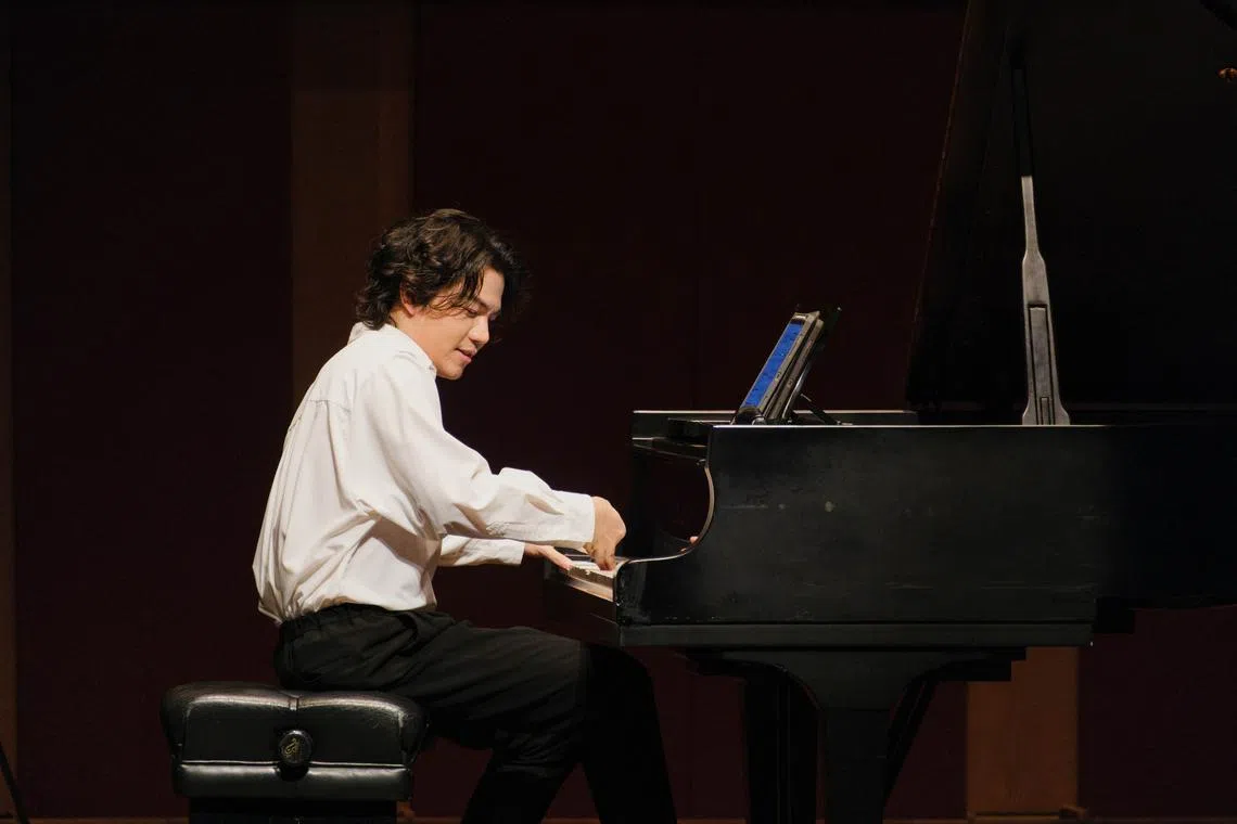 Ruan Yangyang played a recital at the Victoria Concert Hall on June 20. 