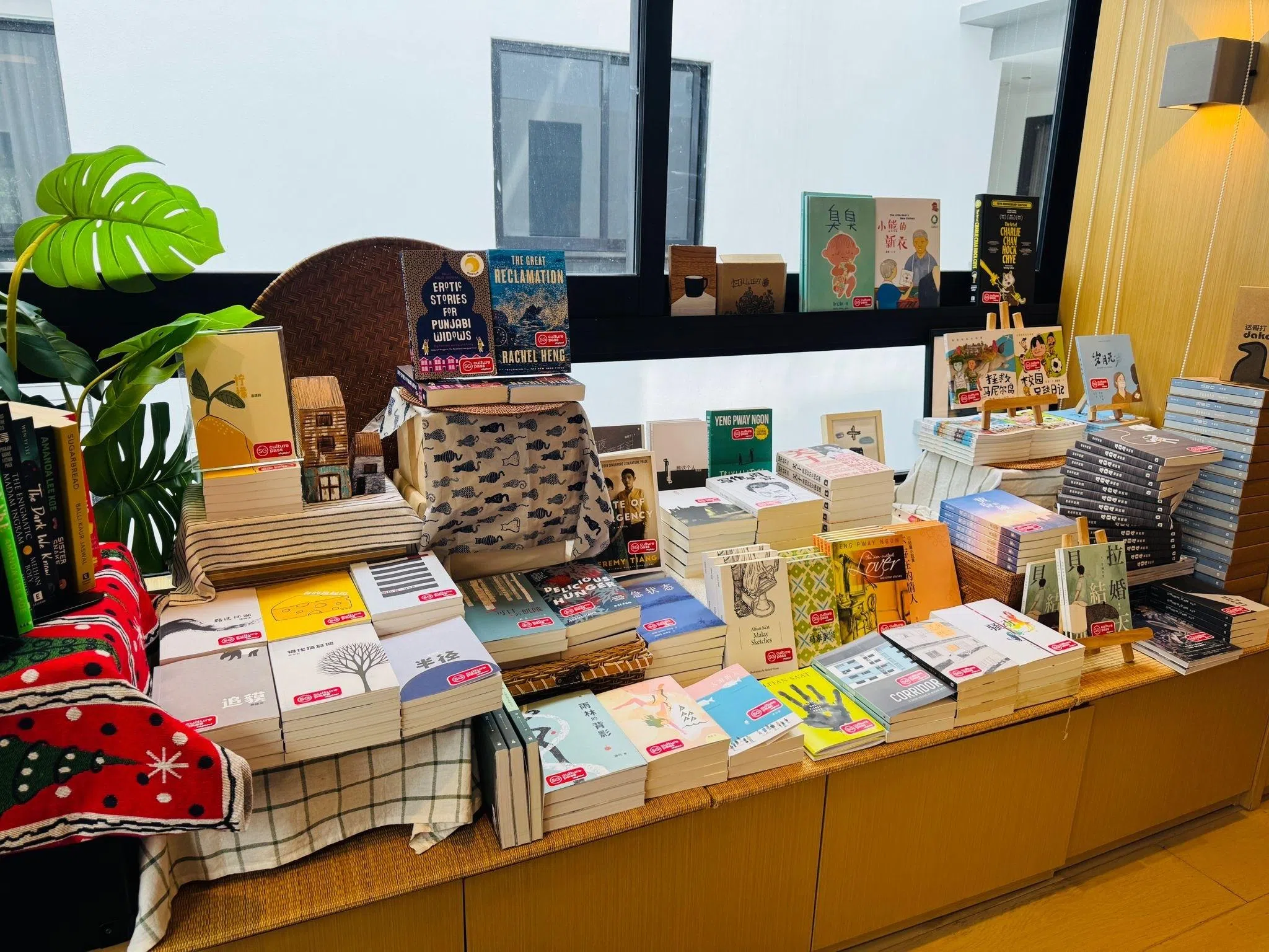 Bookstores like City Book Room have started to display curated shelves of books eligible for the SG Culture Pass.