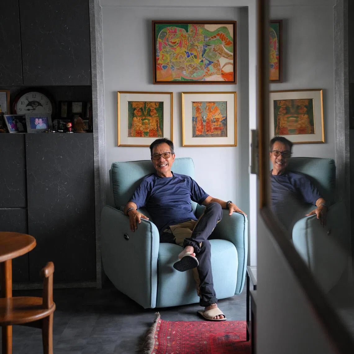 Retired former journalist Jeffrey Tsang swopped his private apartment for an HDB flat when he turned 60.