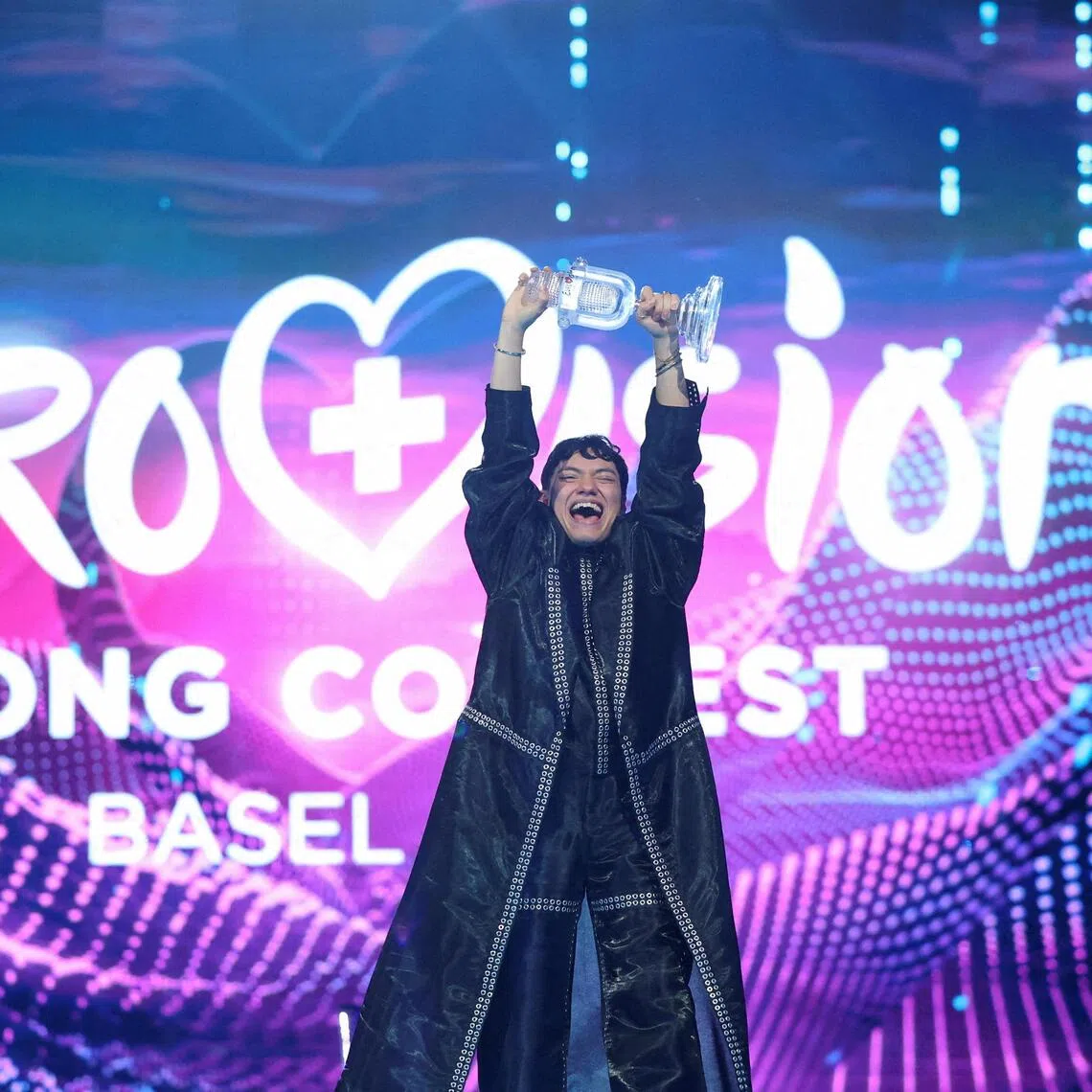 Austrian performer JJ holding aloft the trophy after winning the 2025 edition of the Eurovision Song Contest. Defendant Alexander H had planned to attack the 2020 event in Rotterdam, but it was cancelled due to the coronavirus pandemic.