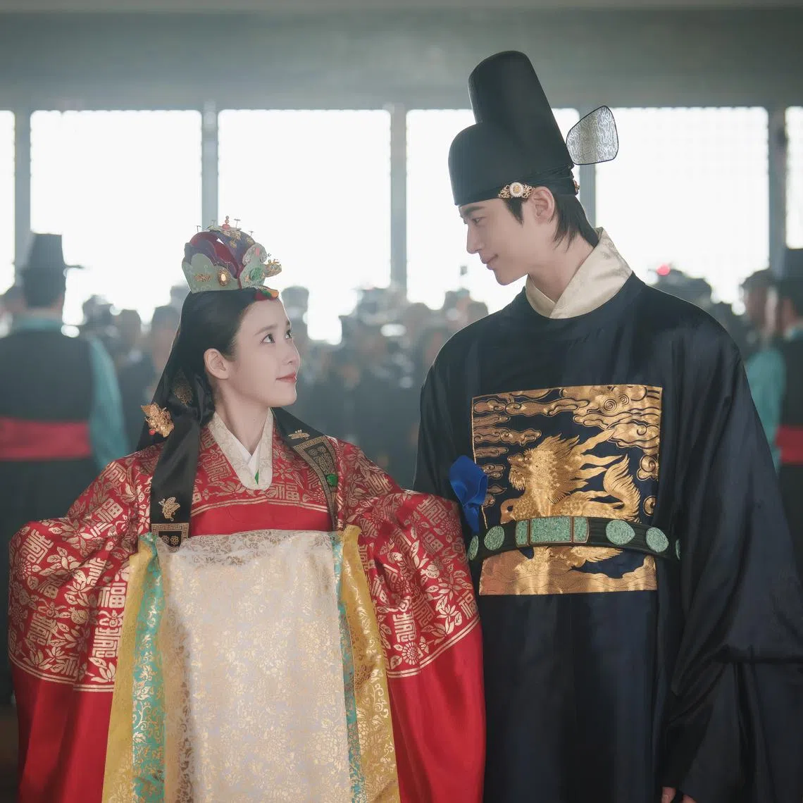 Hit K-drama Perfect Crown, starring Byeon Woo-seok and IU, faces criticism for its depiction of Korean history.