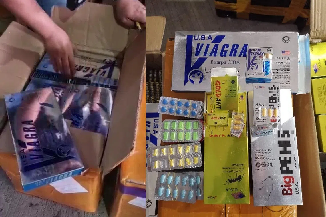 WWICA14 - ICA seized about 39,000 units of illegal sexual enhancement medicines within 5 weeks in 2023.

BYLINE: ICA